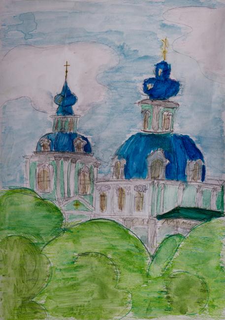 Sergiev Kazan Cathedral, Kursk,  :Children's Art Festival Our Kursk: CHILDREN DRAW THE CHURCH