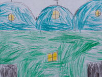 Cathedral of the Sign, Kursk, Kutafin Dmitry :: Children's Art Festival Our Kursk: CHILDREN DRAW THE CHURCH