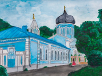 Nikita Uspensky church in Kursk, Vorobev Aleksandr : Children's Art Festival Our Kursk: CHILDREN DRAW THE CHURCH